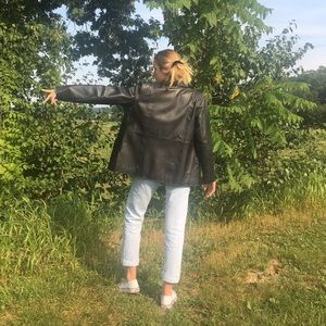 Vintage genuine leather jacket